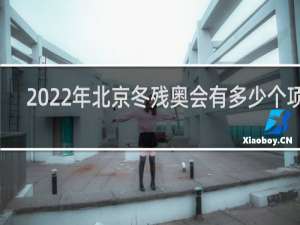 2022年北京冬残奥会有多少个项目
