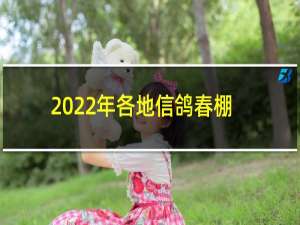 2022年各地信鸽春棚