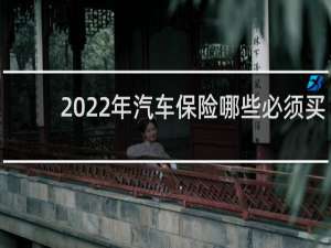 2022年汽车保险哪些必须买