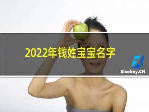 2022年钱姓宝宝名字