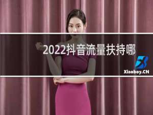 2022抖音流量扶持哪类视频