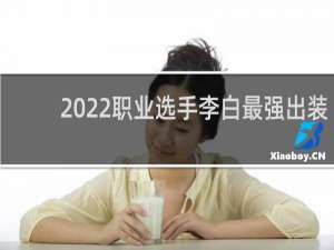 2022职业选手李白最强出装