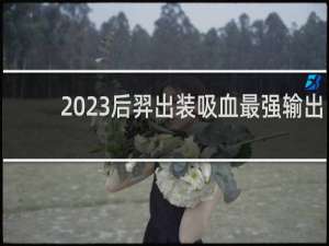 2023后羿出装吸血最强输出