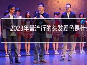 2023年最流行的头发颜色是什么