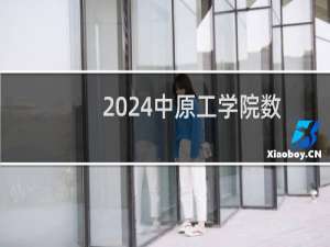 2024中原工学院数据计算及应用专业各省录取分数线