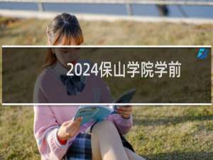 2024保山学院学前教育（ 师范类）专业各省录取分数线