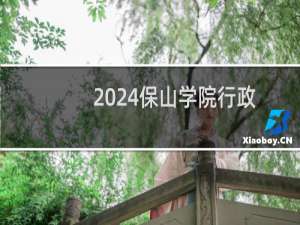 2024保山学院行政管理专业各省录取分数线
