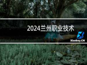 2024兰州职业技术学院录取分数线