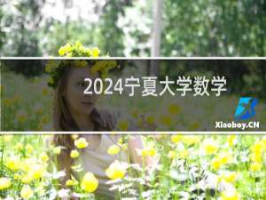 2024宁夏大学数学与应用数学专业各省录取分数线