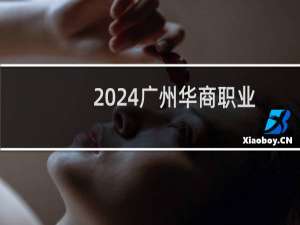 2024广州华商职业学院录取分数线