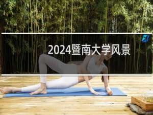 2024暨南大学风景园林专业录取分数线 全国548分