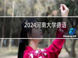 2024河南大学德语专业各省录取分数线