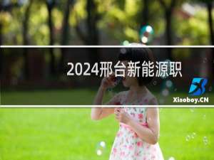 2024邢台新能源职业学院录取分数线