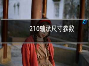 210轴承尺寸参数