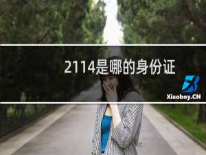 2114是哪的身份证