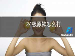 24级原神怎么打