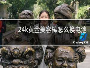 24k黄金美容棒怎么换电池