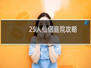 25人仙侣庭院攻略