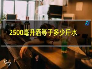 2500毫升酒等于多少斤水