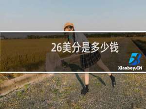 26美分是多少钱