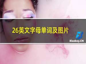 26英文字母单词及图片