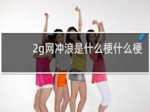 2g网冲浪是什么梗什么梗