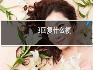 3回复什么梗