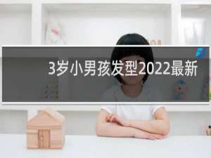 3岁小男孩发型2022最新