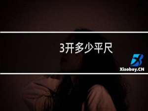 3开多少平尺
