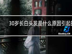 30岁长白头发是什么原因引起的