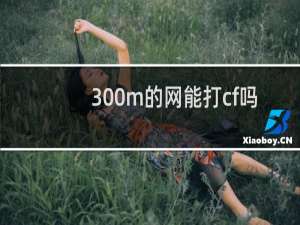 300m的网能打cf吗
