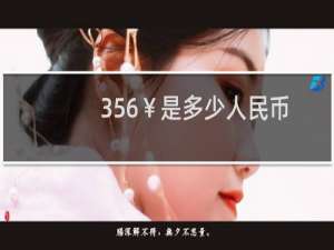 356￥是多少人民币