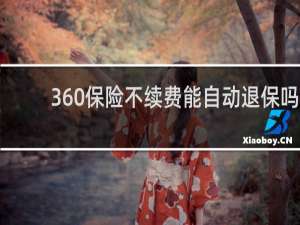 360保险不续费能自动退保吗