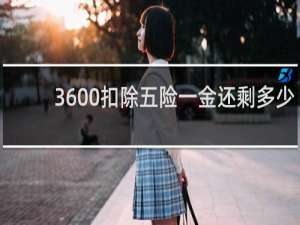 3600扣除五险一金还剩多少