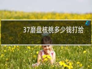 37磨盘核桃多少钱打给