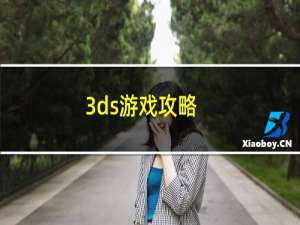 3ds游戏攻略