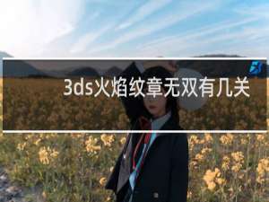 3ds火焰纹章无双有几关