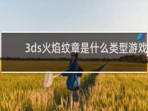 3ds火焰纹章是什么类型游戏
