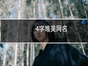 4字唯美网名
