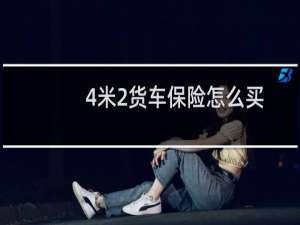 4米2货车保险怎么买