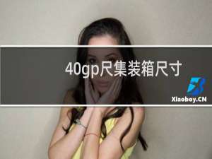 40gp尺集装箱尺寸