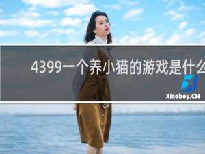 4399一个养小猫的游戏是什么