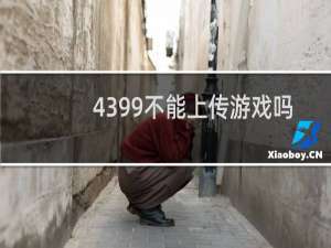 4399不能上传游戏吗