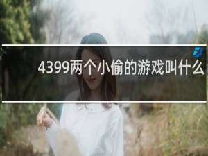4399两个小偷的游戏叫什么