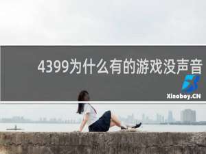 4399为什么有的游戏没声音