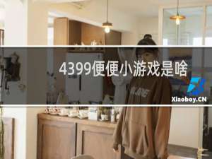 4399便便小游戏是啥