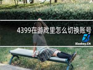 4399在游戏里怎么切换账号