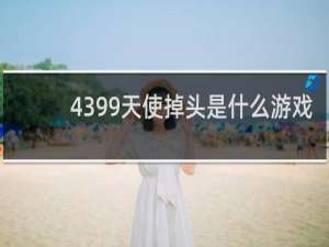 4399天使掉头是什么游戏