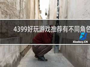 4399好玩游戏推荐有不同角色