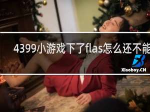 4399小游戏下了flas怎么还不能玩